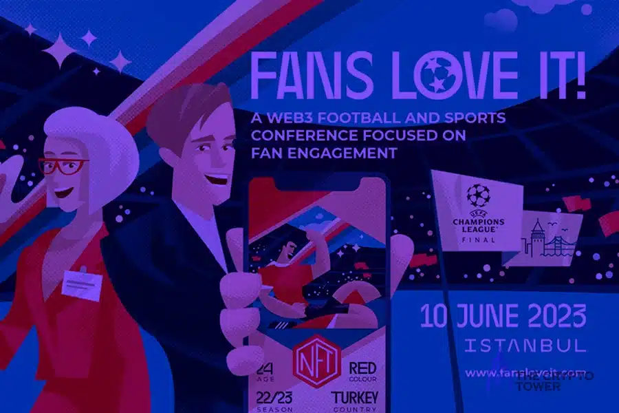 La conferencia Fans Love It! de fútbol y deportes Web3, se llevará a cabo en Estambul el 10 de junio de 2023.