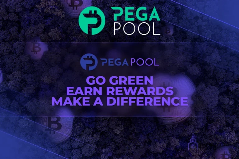 PEGA Pool ha lanzado oficialmente su piscina de minería de Bitcoin ecológica, que permite a los clientes compensar su huella de carbono.