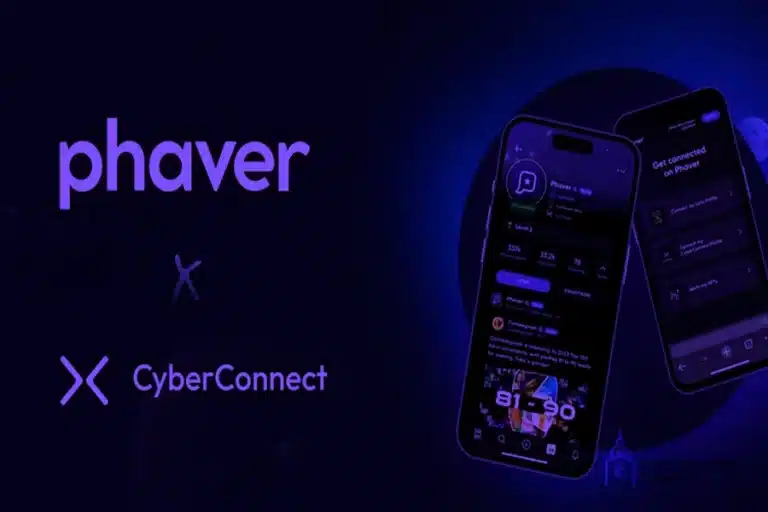 Phaver se ha integrado con CyberConnect, un protocolo descentralizado de gráficos sociales con soberanía de identidad.