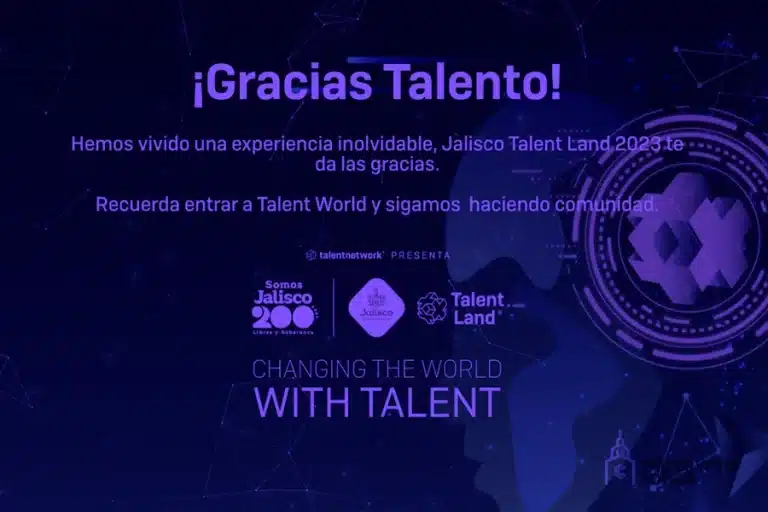 Coinex patrocina Talent Land 2023, donde se destacó la importancia de la tecnología blockchain en el futuro de la educación.