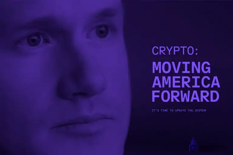 Coinbase está preparado para lanzar una nueva campaña publicitaria en Estados Unidos llamada Moving America Forward.