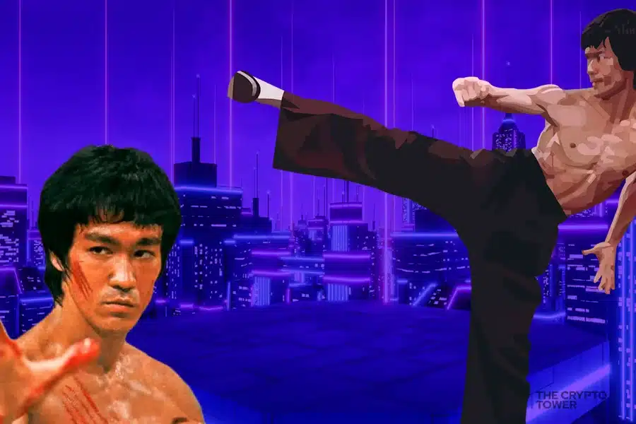 Un avatar de Bruce Lee enseñará artes marciales en el metaverso para participar puedes acuñar tu avatar en la blockchain de Polygon y ETH.