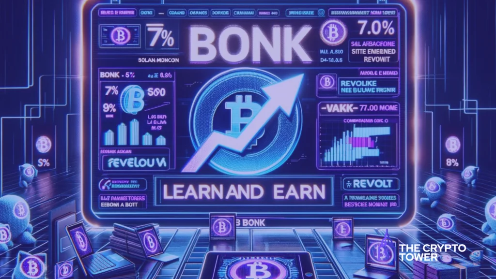 BONK ha experimentado un aumento del 7% después de que se anunciara una potencial asociación con la plataforma de trading Revolut.