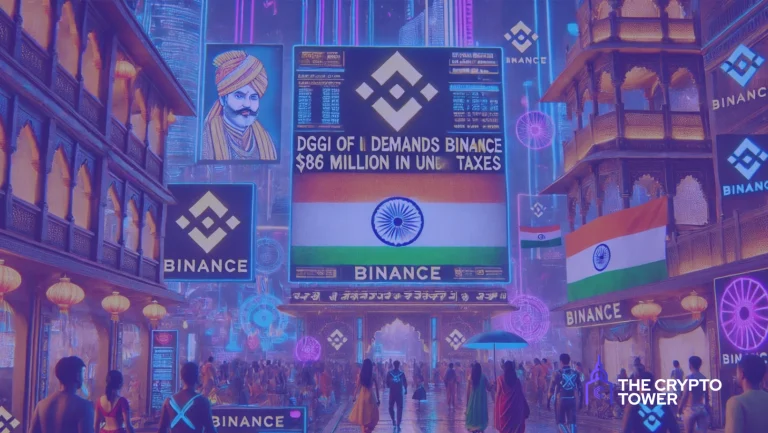 Binance enfrenta una demanda de USD 86 millones en concepto de impuestos impagados por parte de la DGGI de La India.